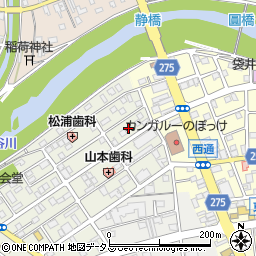 静岡県袋井市栄町4周辺の地図