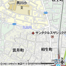 兵庫県西宮市雲井町8-55周辺の地図