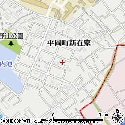 兵庫県加古川市平岡町新在家2065-67周辺の地図