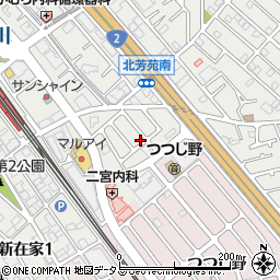 兵庫県加古川市平岡町新在家1588-52周辺の地図