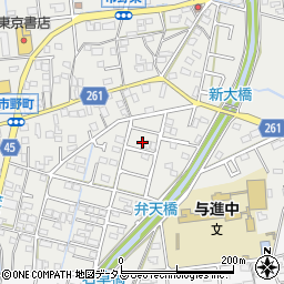 静岡県浜松市中央区市野町1446周辺の地図