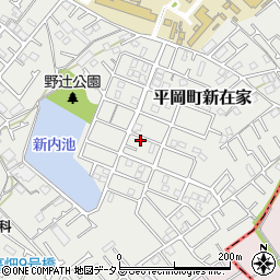 兵庫県加古川市平岡町新在家2065-100周辺の地図