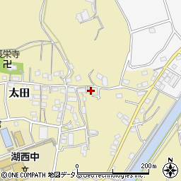 静岡県湖西市太田268-1周辺の地図