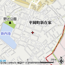 兵庫県加古川市平岡町新在家2065-28周辺の地図