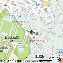 ローソン浜松上島店周辺の地図