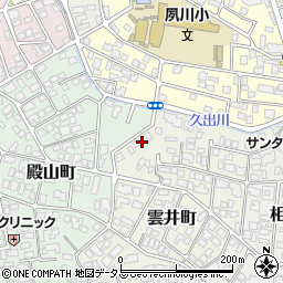 兵庫県西宮市雲井町8-16周辺の地図