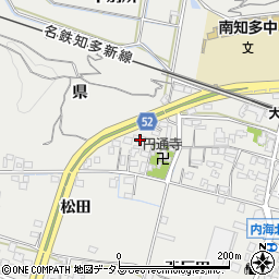 愛知県知多郡南知多町内海早稲倉周辺の地図