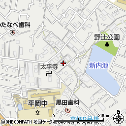 兵庫県加古川市平岡町新在家1876周辺の地図