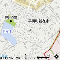 兵庫県加古川市平岡町新在家2065-30周辺の地図