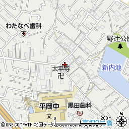 兵庫県加古川市平岡町新在家1873-1周辺の地図