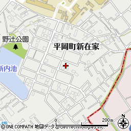 兵庫県加古川市平岡町新在家2065-62周辺の地図