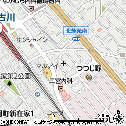 兵庫県加古川市平岡町新在家1588-60周辺の地図