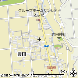 静岡県磐田市豊田45-2周辺の地図