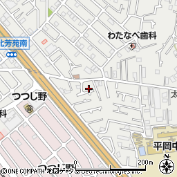 兵庫県加古川市平岡町新在家1716-17周辺の地図