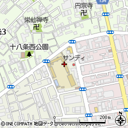 大阪市立西三国小学校周辺の地図