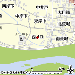 京都府木津川市山城町上狛西ノ口周辺の地図