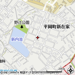 兵庫県加古川市平岡町新在家2065-98周辺の地図