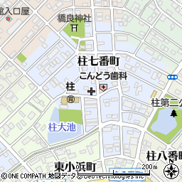 愛知県豊橋市柱七番町94周辺の地図