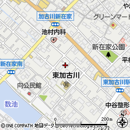 兵庫県加古川市平岡町新在家197-5周辺の地図