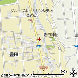 静岡県磐田市豊田40周辺の地図