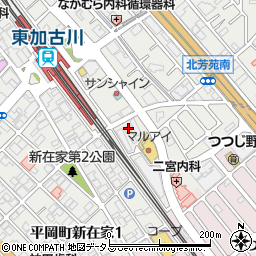 兵庫県加古川市平岡町新在家1573周辺の地図
