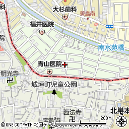 大阪府寝屋川市南水苑町17周辺の地図