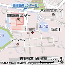 愛知県豊橋市飯村町高山205周辺の地図