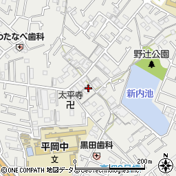 兵庫県加古川市平岡町新在家1876-2周辺の地図