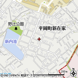 兵庫県加古川市平岡町新在家2065-34周辺の地図