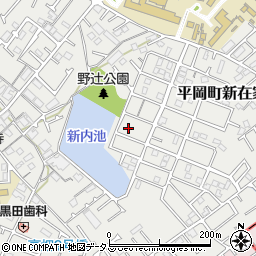 兵庫県加古川市平岡町新在家1958-86周辺の地図