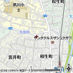 兵庫県西宮市雲井町8-39周辺の地図