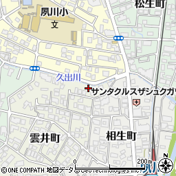 兵庫県西宮市雲井町8-37周辺の地図