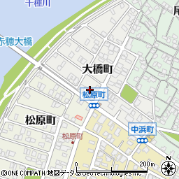 兵庫県赤穂市大橋町2周辺の地図