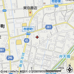 静岡県浜松市中央区市野町1541周辺の地図