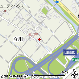 岡山県赤磐市立川434周辺の地図