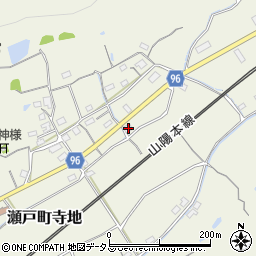 岡山県岡山市東区瀬戸町寺地733周辺の地図