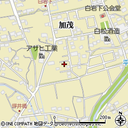 静岡県菊川市加茂858周辺の地図