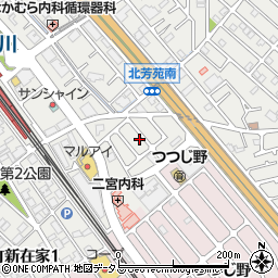 兵庫県加古川市平岡町新在家1588-50周辺の地図