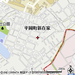 兵庫県加古川市平岡町新在家2045-17周辺の地図