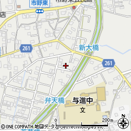 静岡県浜松市中央区市野町1451周辺の地図