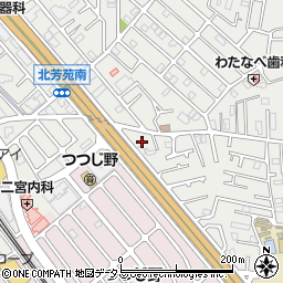 兵庫県加古川市平岡町新在家1674-14周辺の地図