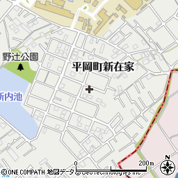 兵庫県加古川市平岡町新在家2065-63周辺の地図