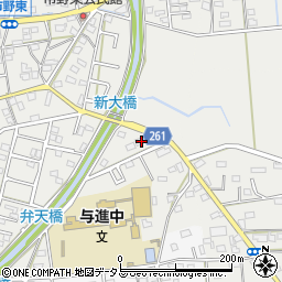 静岡県浜松市中央区市野町1359周辺の地図