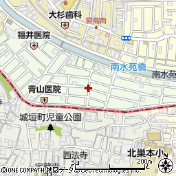 大阪府寝屋川市南水苑町周辺の地図