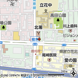 和食さと立花店周辺の地図