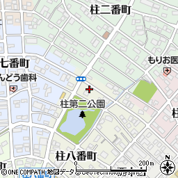 愛知県豊橋市柱八番町23周辺の地図
