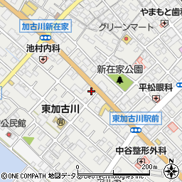 ソフトバンク東加古川周辺の地図