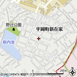 兵庫県加古川市平岡町新在家2065-43周辺の地図