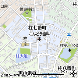 愛知県豊橋市柱七番町93周辺の地図