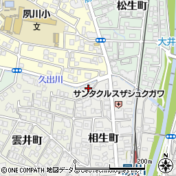 兵庫県西宮市雲井町8-41周辺の地図
